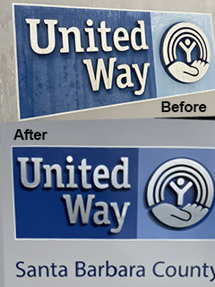 Sign Restoration example 3
