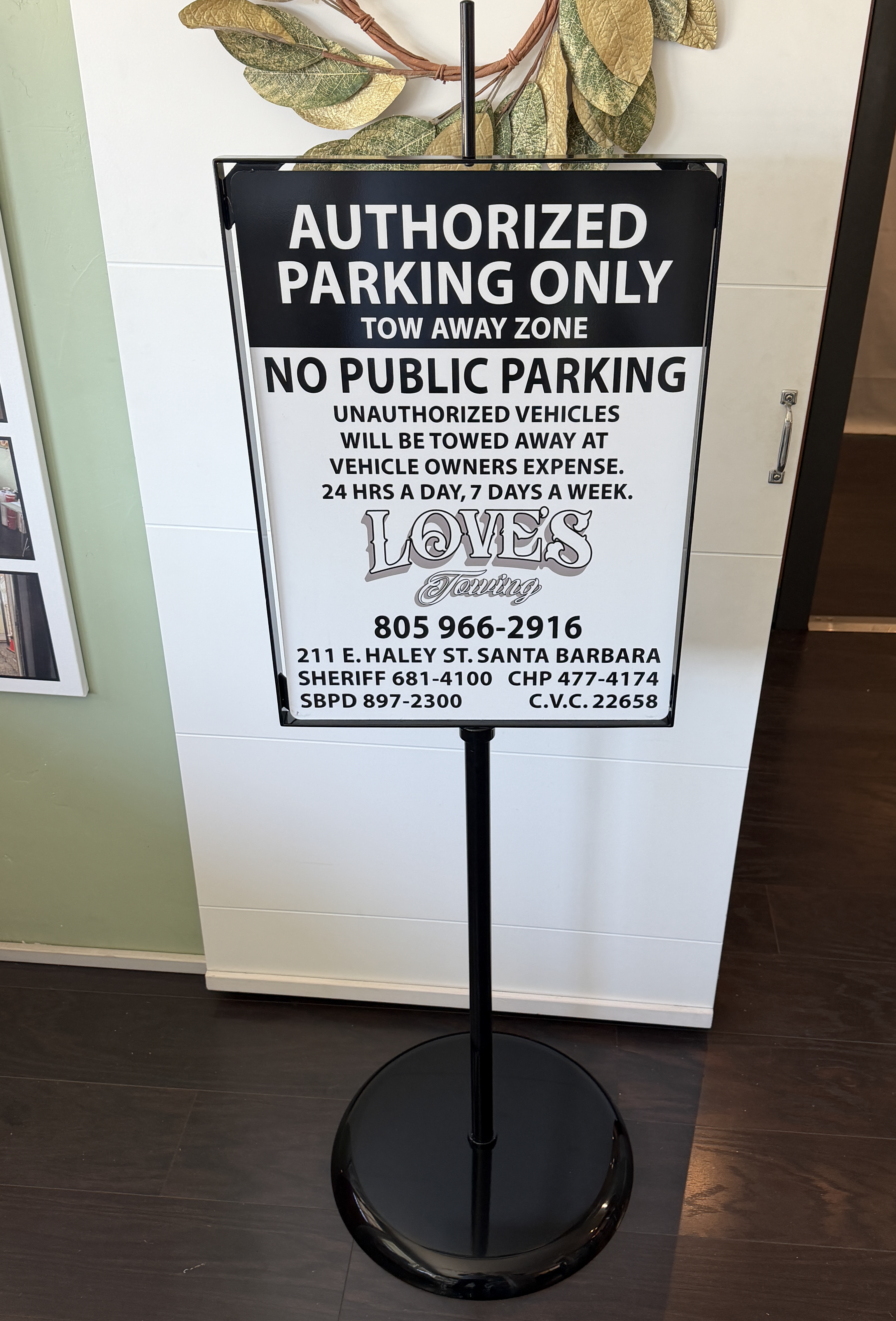 Parking Signs example 2